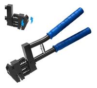 Alicates de seda 2 en 1 y crimpado, alicates punzonados para chapa de carrocería de 5 mm, pinza combinada para ser y perforar