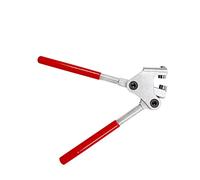Alicates de sellado de plástico de seguridad de 6.5 pulgadas, rango de crimpado de 0.4 pulgadas, mango rojo, sello de plomo, medidor eléctrico