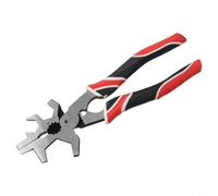 Alicates de soldadura MIG de 8 pulgadas para corte de alambre y operación de válvula, herramienta manual multifunción de acero al carbono con mango antideslizante TPR, agarre aislado, 8 pulgadas