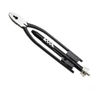 Alicates de torsión de alambre de seguridad para bloqueo de aviación con función de corte unidireccional y construcción de acero al carbono para cables de 0,3 a 0,7 mm de diámetro en color negro