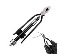 Alicates de torsión para alambre de seguridad | Herramienta reversible para cargas pesadas de 15,24 cm y 22,86 cm, pinzas de torsión de seguridad de cromo vanadio para maquinaria aeronáutica
