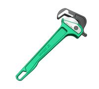 Alicates de tubería rápida pesados, alicates de pareja de fontaneros, llave de tubo doméstica, con construcción de acero portátil, agarre cómodo antideslizante, verde, para el hogar, jardinería