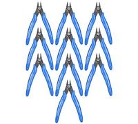 Alicates Diagonales de 10 Piezas, Alicates de Corte Lateral con Función de Rebote Automático de Agarre Cómodo con Resorte, Alicates de Corte Diagonal Portátiles con Agarre Aislado y Cómodo para Repara