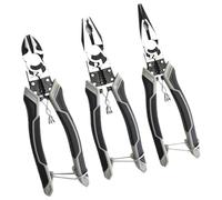 Alicates eléctricos ergonómicos con mango antideslizante adecuados para operaciones de espacio reducido y tareas de pelado de cables, agarre seguro, alicates multifuncionales de corte de alambre de