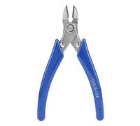 Alicates electrónicos, acero cromo vanadio Mini alicates electrónicos Pinzas de corte diagonal Cortadores de cables de alambre Herramientas de reparación Azul