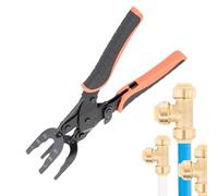 Alicates empuje desconectar - Pinzas liberación tuberías 22 cm Herramienta extracción ajuste a presión Reparación electrodomésticos plomería HVAC | Herramienta servicio debajo del fregadero técnicos