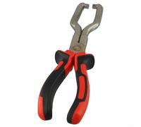 Alicates ergonómicos de desconexión de línea de combustible para operaciones de gran espacio en vehículos (rojo)