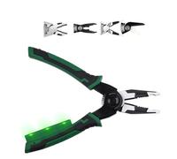Alicates ergonómicos para electricista, herramienta 6 en 1, construcción de aleación de acero, detector de voltajes integrado para reparación segura, herramienta de corte de pelado de cables de