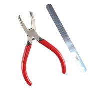 Alicates extractores de alambre para trastes de guitarra, accesorios de cabeza plana para bajo, ukelele y guitarra