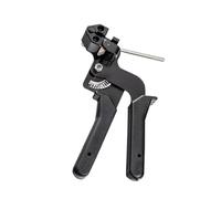 Alicates for bridas de cables de acero inoxidable, herramienta manual for bridas de mangueras de metal reutilizables, juego de bridas for sujetar y soltar la tubería, 100 Uds., 4,6-12mm(Black PG100 A)