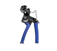 Alicates for bridas de cables de acero inoxidable, herramienta manual for bridas de mangueras de metal reutilizables, juego de bridas for sujetar y soltar la tubería, 100 Uds., 4,6-12mm(Blue PG200)