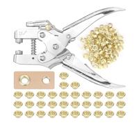 Alicates for perforar botones con 100 hebillas for ojales | Alicates for ojales multifuncionales for zapatos de piel sintética
