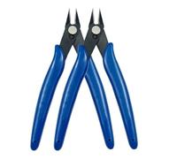 Alicates, herramientas multifuncionales, cortadores de Cable Eléctrico, tijeras laterales de corte, pinzas de acero inoxidable al ras, herramientas manuales(2Pcs)