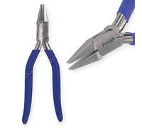 Alicates largos de punta plana con agarre acolchado para hacer joyas, herramientas de pesca con mosca, alicates de punta de aguja, herramientas de arte creativo y pasatiempos PTL®