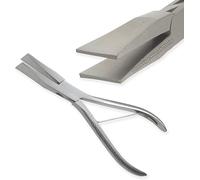 Alicates largos de punta plana, pico de pato, para formación de metales, herramientas para joyería, regalos, arte y pasatiempos, 160 mm