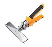 Alicates manuales de flexión de bordes de 6 pulgadas con mango ergonómico antideslizante, construcción de acero de alta resistencia, ranuras de escala para una profundidad de sujeción precisa (6