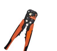Alicates multifunción 3 en 1 autoajustables manuales for pelar, cortar y engarzar cables de 10-24 AWG(Orange)