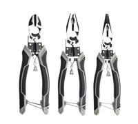 Alicates multiusos para electricista de aleación de acero resistente a la corrosión para recortar y agarrar cables con precisión, alicates multifuncionales de corte de alambre de acero