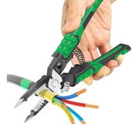 Alicates para Alambre - Cortador Y Crimpador De Cable De Red - Herramienta de Extracción para Cables Eléctricos | Para Electricistas Industriales Hogar Reparación Automotriz Red De Datos Instalación D