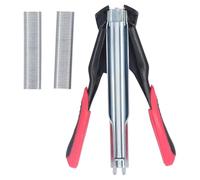 Alicates para Anillas de Cerdo, Kit de Pinzas Manuales 190mm Acero Inoxidable - Herramienta Labor Saving para Cierre Rápido en Cercas y Jaulas de Mascotas