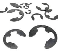 Alicates para anillos de retención, Paquete de tamaños múltiples del anillo seguridad acero externo los anillos retención 65mn for la sujeción eje(M2 100pcs)