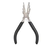 Alicates para anillos de seguridad, alicates de 6 secciones con punta redonda, alicates de precisión, herramientas de reparación caseras hechas a mano con mangos antideslizantes