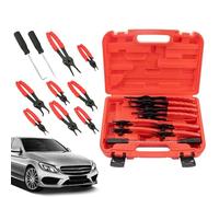 Alicates para anillos elásticos, kit de herramientas manuales para trabajos pesados - Pinzas internas y externas - Taller, Reparación de coches, Garaje, Mantenimiento de casa y motocicleta