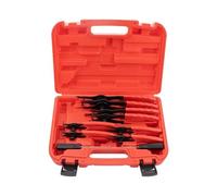 Alicates para anillos en C - Kit de herramientas manuales para trabajos pesados | Juego de pinzas para anillos elásticos interiores y exteriores - Mantenimiento de motos coche casa garaje taller