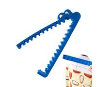 Alicates para bolsas de alimentos - Pinzas de caño de cocodrilo de gran formato para cierre de bocadillos, gran pinza resistente con junta hermética, accesorios de cocina para envasado de alimentos y