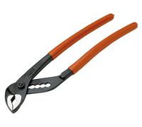 Alicates para bomba de agua Bahco 221 D, empuñadura PVC, 117mm