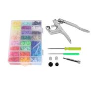 Alicates para botones a presión, botón T-5, resina, plástico, botón a presión, pañal de tela, 694 g, Yue nuevo