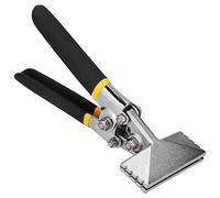 Alicates para cerradoras manuales, construcción de acero con mandíbula de 80 mm de ancho, herramienta para doblar metal y plástico para aplicaciones básicas de conformado de