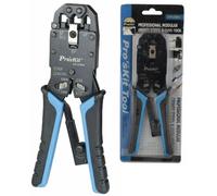 Alicates para crimpar enchufes RJ11 / RJ12 / RJ22 / RJ45 - Proskit