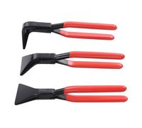 Alicates para doblar chapa, manual, set de 3 piezas, taller, reparación