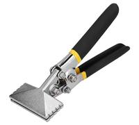 Alicates para Doblar Láminas, Cortadora de mano de chapa, herramientas dobladoras de hojas de mandíbula recta para aplanar metal (Derecho 75mm)