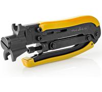 Alicates para engarzar F Tapones de compresión RG58 RG59 RG6 RG7 RG11 - NEDIS