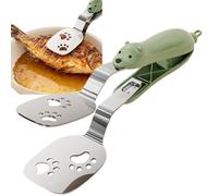 Alicates para ensalada | De acero inoxidable para filete - Pinza de cocina para preparación, para barbacoa, al aire libre, restaurante, camping, ensalada, comida, tocino y freír