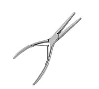 Alicates para esculpir uñas de precisión con construcción de acero inoxidable, herramienta ergonómica para uñas prácticas, accesorio para salón de belleza