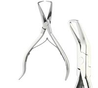 Alicates para extensiones de cabello Herramientas de extensión cabello 5, pulgadas, alicate removedor cuentas microenlace plateado, abridor microanillo for eliminación extensiones