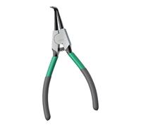 Alicates para hacer joyas de 7 pulgadas, alicates de clip de nariz doblada, cortador de alambre para envolver alambre, aretes, suministros de fabricación de manualidades, alicates de clip resistentes