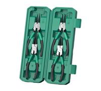 Alicates para hacer joyas de 7 pulgadas, alicates de clip de nariz doblada, cortador de alambre para envolver alambre, aretes, suministros de fabricación de manualidades, alicates de clip resistentes