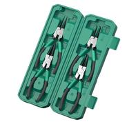 Alicates para hacer joyas de 7 pulgadas, cortador de alambre de nariz doblada para envolver alambre, aretes, suministros de fabricación de manualidades, clip interno externo