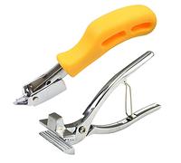 Alicates para lona + removedor de grapas Juego de 2 piezas a de pinza de lona de aleación ajustable profesional Extractor de extracción de metal y pinza de lienzo Herramienta de pintura al óleo