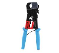 Alicates para prensar, herramienta ergonómica de acero con alto contenido de carbono para electricistas y técnicos de redes, 1 unidad