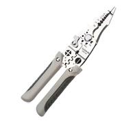 Alicates para prensar, pelacables - Herramienta de alicates de engarzado de alambre | Herramienta manual de electricista multifunción para cortar, apretar, engarzar, enrollar y cortar cables.