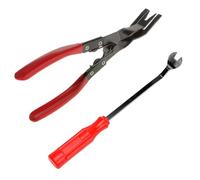 Alicates Para Quitar Clips y Panel, Remachadora de Plástico Para Salpicadero de Puerta de Coche - 2 Paquetes