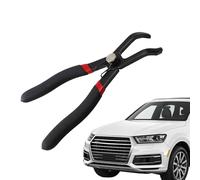 Alicates para quitar el coche, pinzas para quitar clips,Alicates de desmontaje de sujetadores Abrazadera de extracción de paneles de acero | Pinza de clip en ángulo para uñas redondas, herramienta de