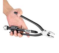 Alicates para Torcer Alambre 23 cm Pinzas de Acero al Carbono con Mecanismo de Bloqueo Herramienta Eléctrica Profesional para Cortar Retorcer Cables