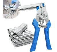 Alicates para vallas con 600 clips M Rapid fijación de malla de alambre fino para colchones, cojines, vallas para mascotas