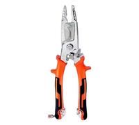 Alicates pelacables - Alicates pelacables, herramienta para crimpar cables 10 en 1. Elección de electricista, pinza portátil para pelar, cortar y engarzar rápidos